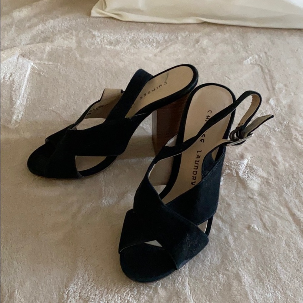 Chinese laundry sling back heel